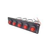Panou cu 5 intrerupatoare, 12V 20A Cod: SPA60 Automotive TrustedCars, Oem