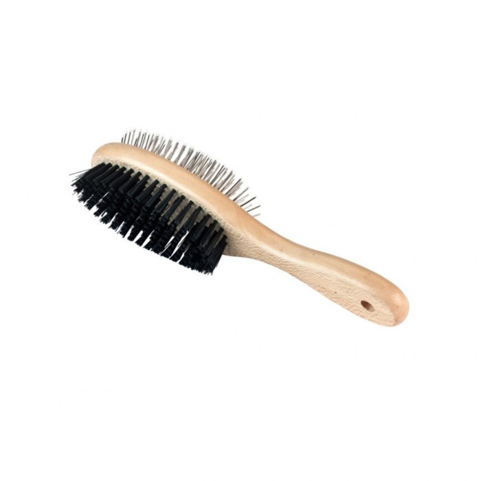PERIE DUBLA DIN LEMN PENTRU CAINI KERBL 23x6CM