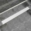 VidaXL Rigolă duș liniară, model bule, oțel inoxidabil, 1030 x 140 mm