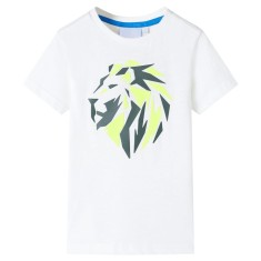 Tricou pentru copii, ecru, 116 foto