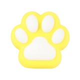 Jucarie Antistres Squishy, Cyrax, Revenire Lenta, Model Labuta de Pisica, Squishy, BIG 12.5 x 10.5 cm, 220 g, Model 14, Galben Alb