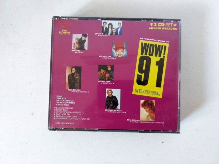# 2xCD - Wow! 91 International - compilatie Rock, Funk, Soul, Pop, Disco