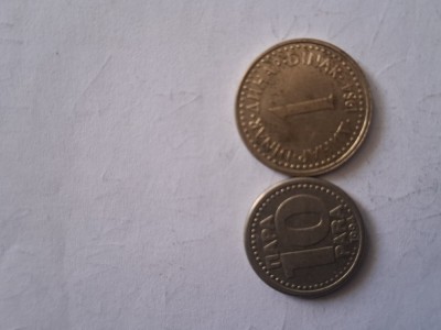 Lot monede iugoslavia foto