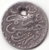 Moneda - Maroc - 1/2 Dirham 1897 - Argint - An rar, Europa