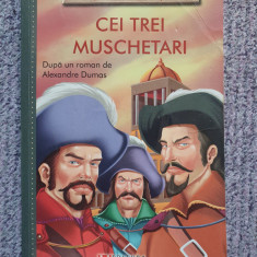 Alexandre Dumas - Cei trei muschetari, 2019, 210 pag, stare f buna