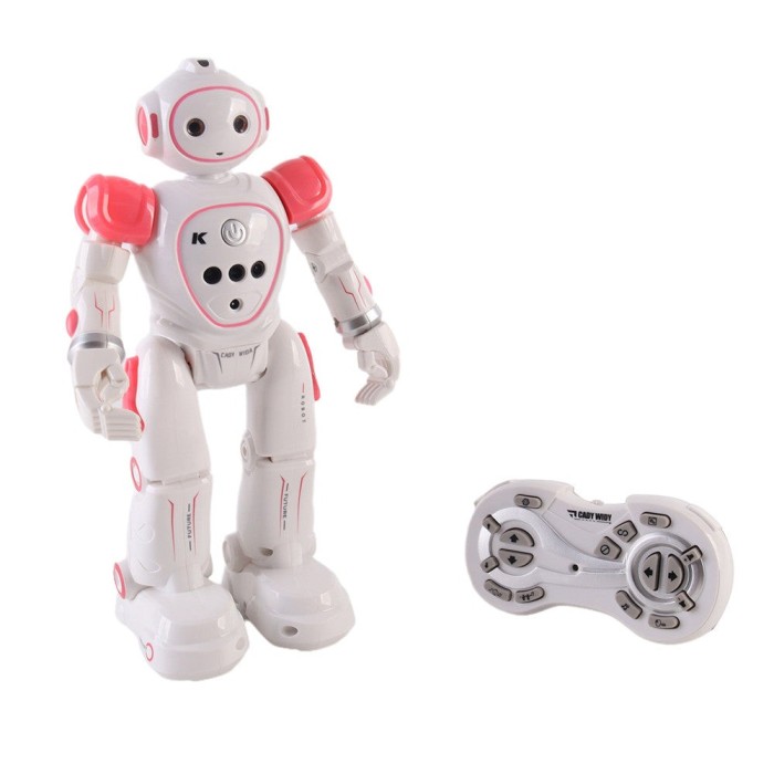 Cady robot inteligent, senzorial, jucărie interactivă roz