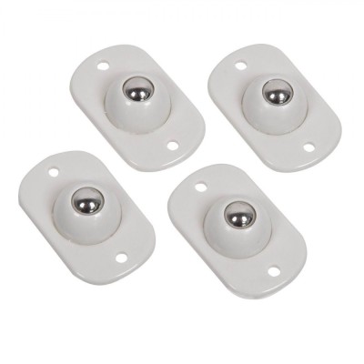 Set Roti Adezive, Model 360░, Capacitate 8kg, Alb, 4 Bucăți foto
