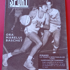 Revista SPORT nr.1/ianuarie 1973 (Romania;Cornel Dinu-Dinamo,Romania)