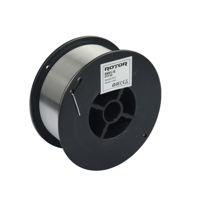 RWW1-1E Sarma sudura fara gaz flux 1 mm, 1 kg MIG E71T-GS ROTOR Innovative ReliableTools