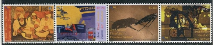 Kosovo 2008 - Arta, artiști locali, serie neuzata