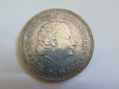 Moneda argint comemorativa 10 gulden 1970 foto