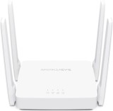 ROUTER MERCUSYS wireless 1200Mbps, 2 porturi LAN 10/100 Mbps, 1 x WAN 10/100 Mbps, 4 x antene externe, Dual Band AC1200 &quot;AC10&quot; (timbru verde 0.8 lei)