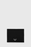 Emporio Armani portofel barbati, culoarea negru