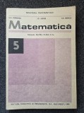 MATEMATICA MANUAL PENTRU CLASA A V-A - Popovici, Ligor, Borca