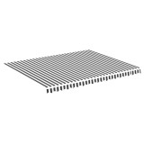 Cumpara ieftin Panza de rezerva copertina, antracit si alb, 450x350 cm, poliester
