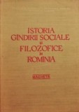 ISTORIA GANDIRII SOCIALE SI FILOZOFICE IN ROMANIA