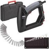 Skil 8200 AC + Proxxon SlimLine - Capsator electric 11.4 mm accesorii valiza plastic + Set chei combinate 6-19 mm 12 bucati
