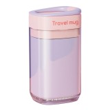 Cana de depozitare pentru calatorie, flippy, portabila pentru accesorii cosmetice, cutie de depozitare pentru periute, 13 x 6.8 x 6 cm, roz mov