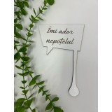 Props cu textul ,,Imi ador nepotelul din MDF