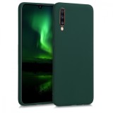 Husa pentru Samsung Galaxy A70, Silicon, Verde, 48427.169