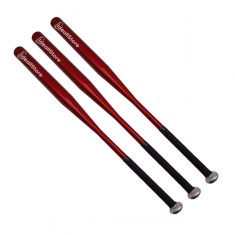 Set trei bate de baseball IdeallStore?, aluminiu, 80 cm, rosu foto