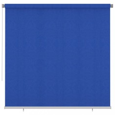 Jaluzea tip rulou de exterior, albastru, 240x230 cm, HDPE foto