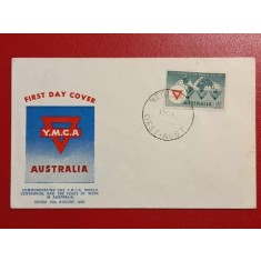 Australia 1955 - 100th Asociația Crestina a Tinerilor Barbati, FDC