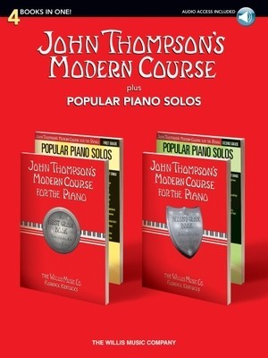 John Thompson&amp;#039;s Modern Course Plus Popular Piano Solos: 4 Books in One! [With CD (Audio)] foto