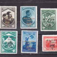 ROMANIA 1934 LP 98 JAMBOREEA NATIONALA SIBIU SERIE MNH