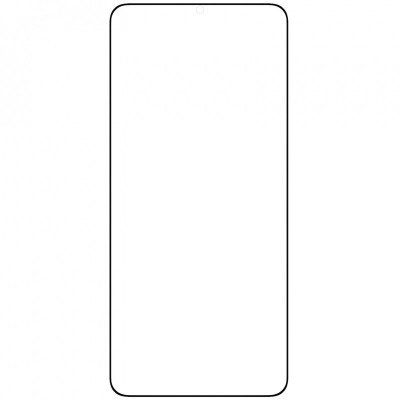 Folie Protectie Ecran OEM pentru Samsung Galaxy S21 Ultra 5G, Sticla Flexibila, Full Face, Full Glue, 9D, Neagra foto