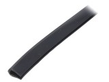 Ecran PVC Negru 10m x 10mm