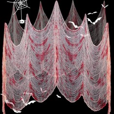 Decor Halloween, Tifon cu S&acirc;nge Fals, Dimensiune 76x185 cm
