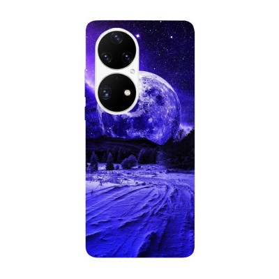 Husa compatibila cu Huawei Nova Y70 model To the moon and back, Silicon, TPU, Viceversa foto