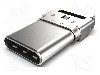 Conector USB C, versiune USB 3.2, orizontala, GCT - USB4155-03-C