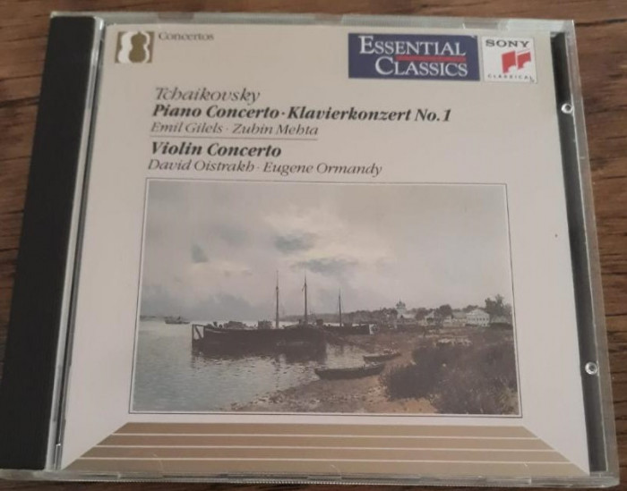 CD Tchaikovsky &lrm;&ndash; Piano Concerto &bull; Klavierkonzert No. 1 / Violin Concerto