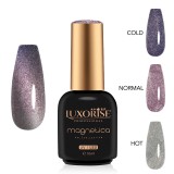 Cumpara ieftin Oja Semipermanenta LUXORISE MAGNETICA - ThermoCharm, Grape Glint 10ml