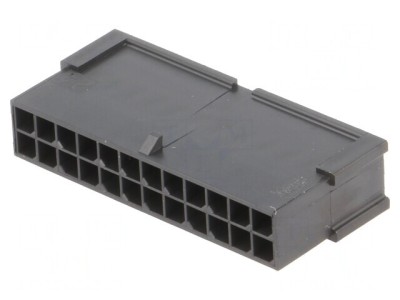 Mufă cablu tată Micro-Fit 3.0 3mm 24 pini fără contacte foto