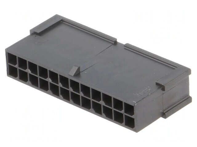 Mufă cablu tată Micro-Fit 3.0 3mm 24 pini fără contacte
