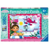 Cumpara ieftin Ravensburger - Puzzle casa de papusi a lui Gabby 100 piese