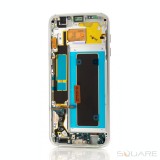 LCD OEM Samsung S7 Edge, SM-G935F, White, Service Pack OEM