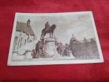 CARTE POSTALA CLUJ-STATUIA LUI MATEI CORVIN CIRCULATA