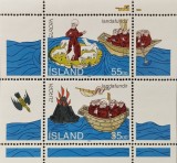 BC722, Islanda 1994, colita corabii, europa cept