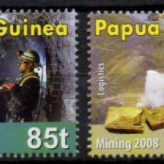Papua Noua Guinee 2008, Minerit, Aur, serie neuzata, MNH