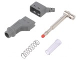Mufă Banană 4mm Gri 32A 600V