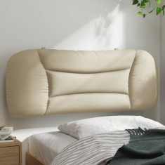 vidaXL Pernă pentru tăblie de pat, Hvar, crem, 100 cm, material textil 374554