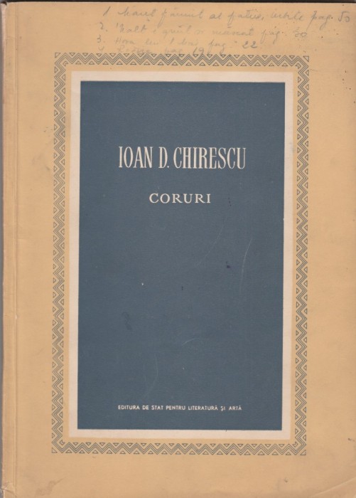 Ioan D. Chirescu - Coruri