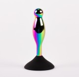 Dop Anal Cu Bijuterie Secret Shine Booty Call S V, Metalic Multicolor, 12 cm