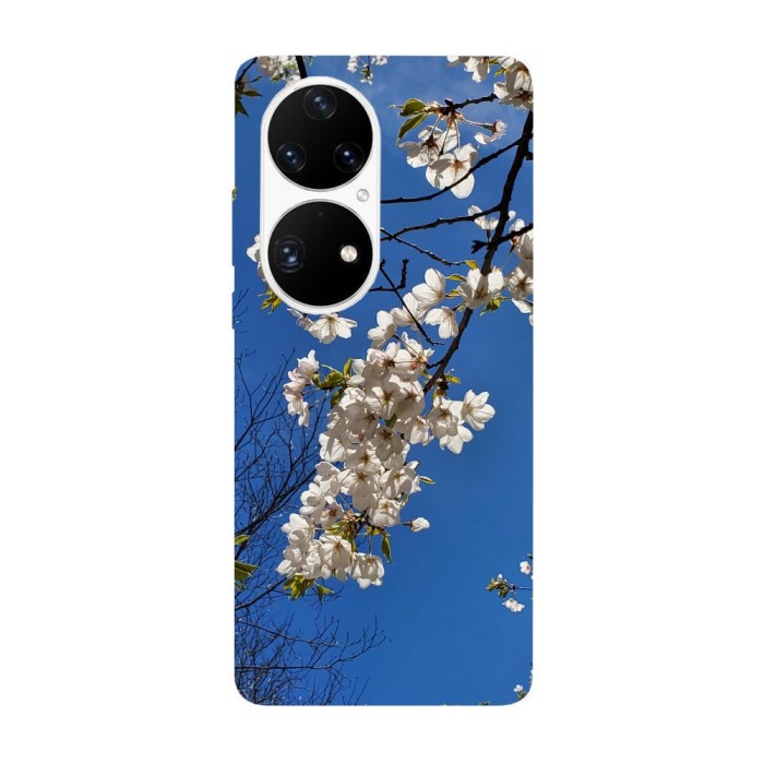 Husa compatibila cu Huawei P40 Pro model Cherry Blossom branch, Silicon, TPU, Viceversa