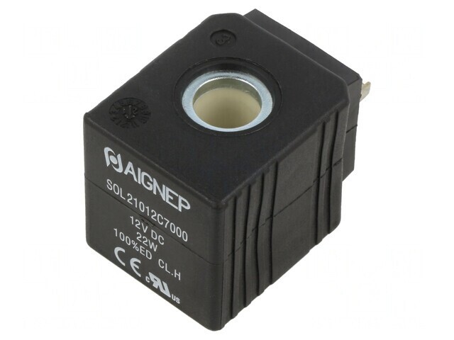Bobină Electrovalvă IP65 12V DC 22W 13mm