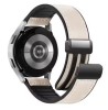 Curea Smartwatch 20mm 22mm Piele Bej: Samsung Galaxy Watch, Huawei GT, Amazfit GTR/GTS, Xiaomi, Garmin Vivoactive